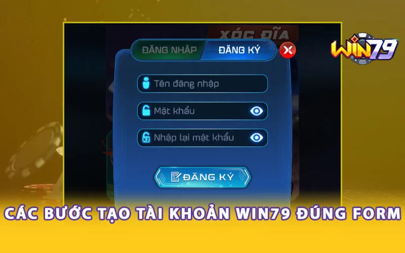 Hướng dẫn đăng ký tài khoản Win79 dễ dàng